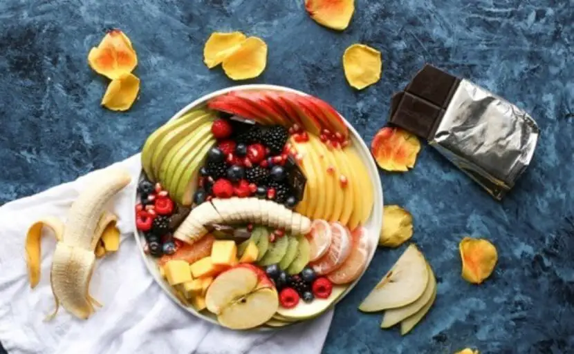 Fibre intake food with fibre