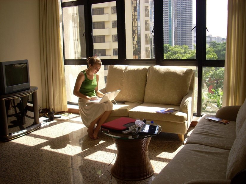 working from home